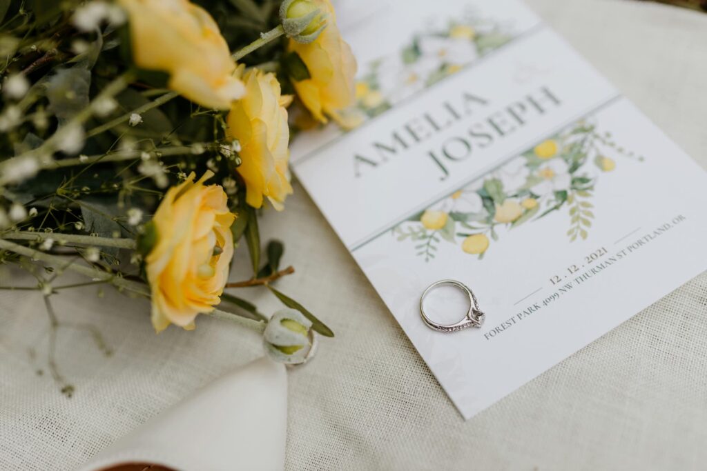 sending out wedding invitations